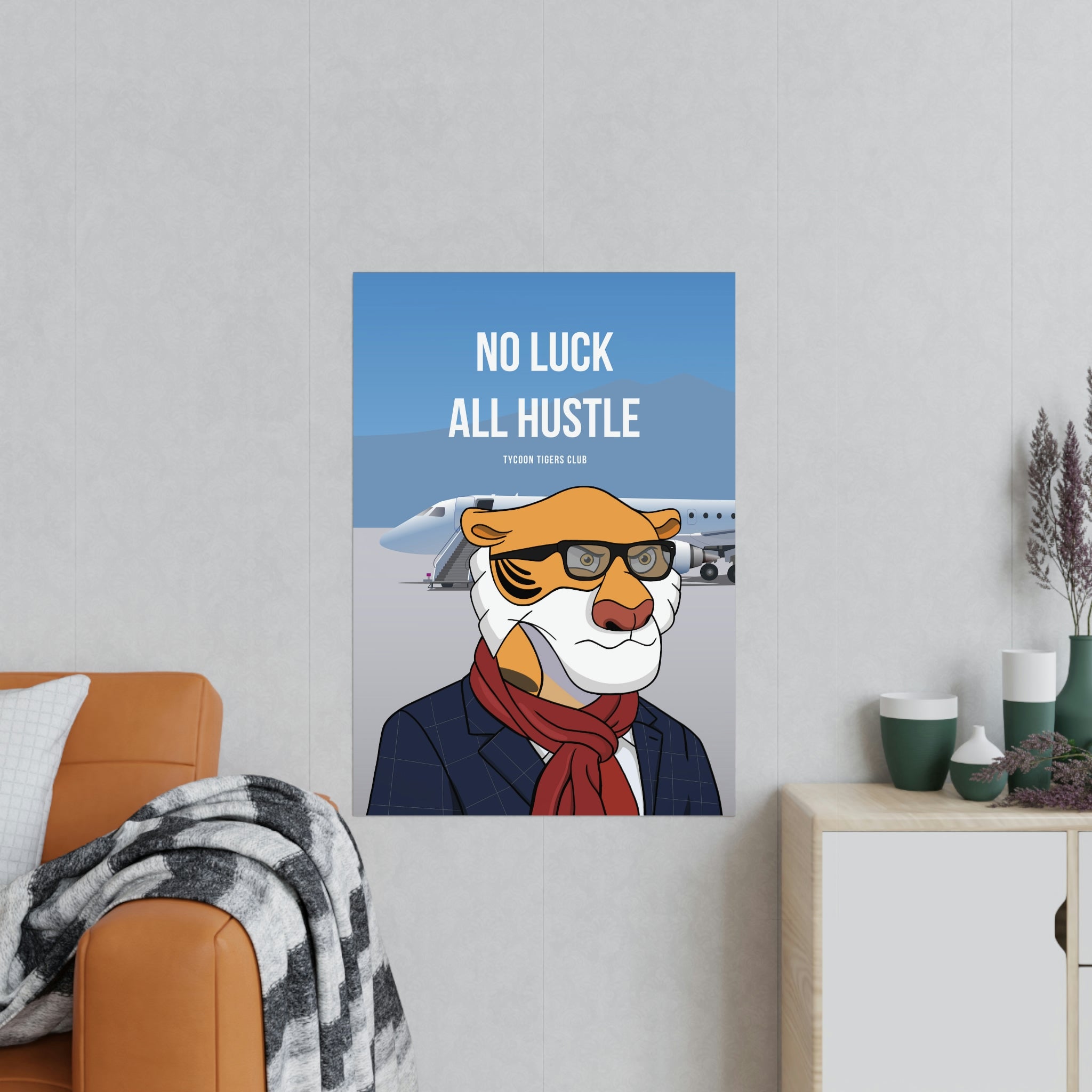 No luck all hustle - Poster