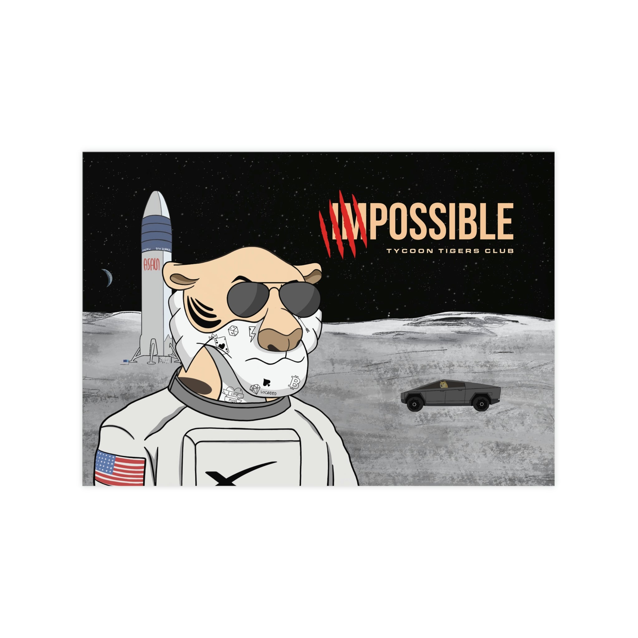 To the moon - Poster